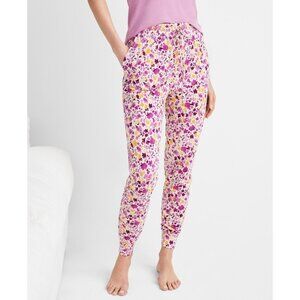 State of Day Women's Sleep Jogger Pants Pink Purple Plus Size 1X MSRP $40 Cotton